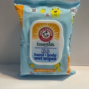 Arm & Hammer Kids Hand & Body Wet Wipes - Sea Monster Mango 30 count pack